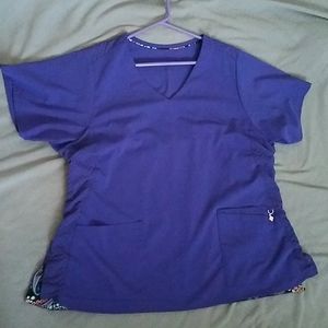 MATCHING purple Vera bradley scrub set